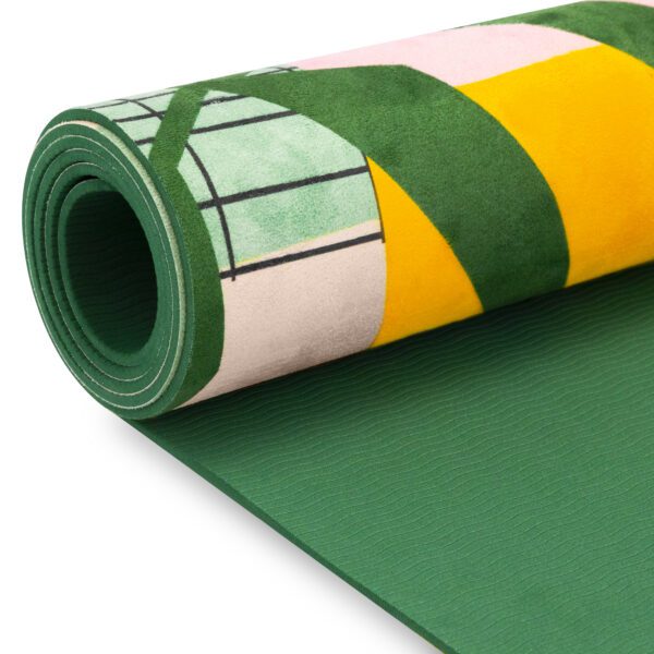 Fitnessmat Spokey HOME JUNGLE - antislip, microfiber, 183x61 cm