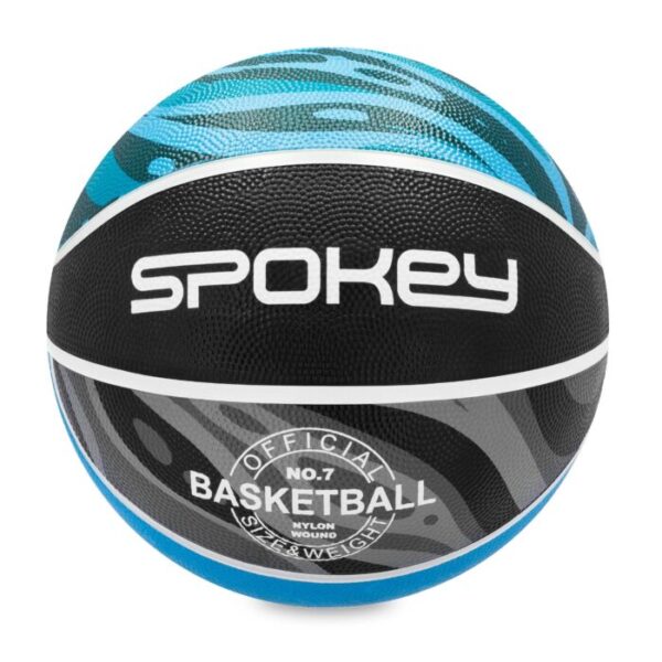Basketbal maat 7 - Blauw / Grijs / Zwart - Spokey Victorior