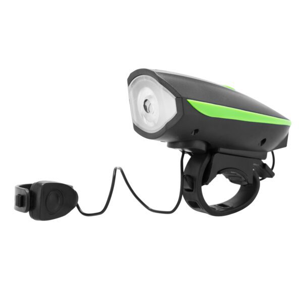 Fietslicht met claxon en USB-oplader - Spokey RAINI