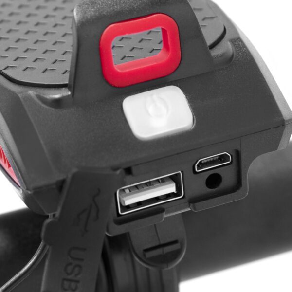 Fietsverlichting met smartphonehouder en claxon - Spokey HOLDI