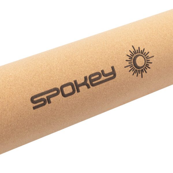 Cork yoga mat paars 183x61 cm met antislip - Spokey SAVASANA