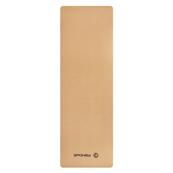 Cork yoga mat paars 183x61 cm met antislip - Spokey SAVASANA