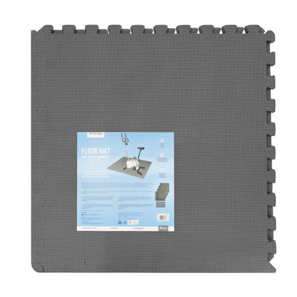 Fitnessmat antraciet voor apparatuur - Spokey SCRAB