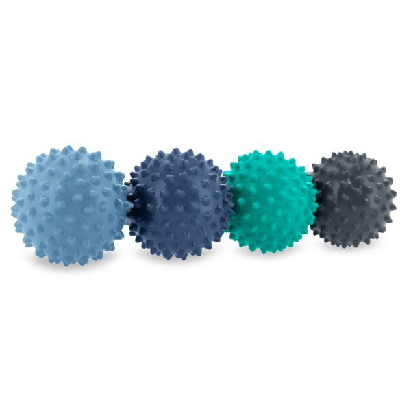 Massageballen set 4 stuks multicolor voor spierontspanning - Spokey GRESPI
