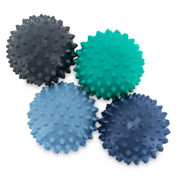 Massageballen set 4 stuks multicolor voor spierontspanning - Spokey GRESPI
