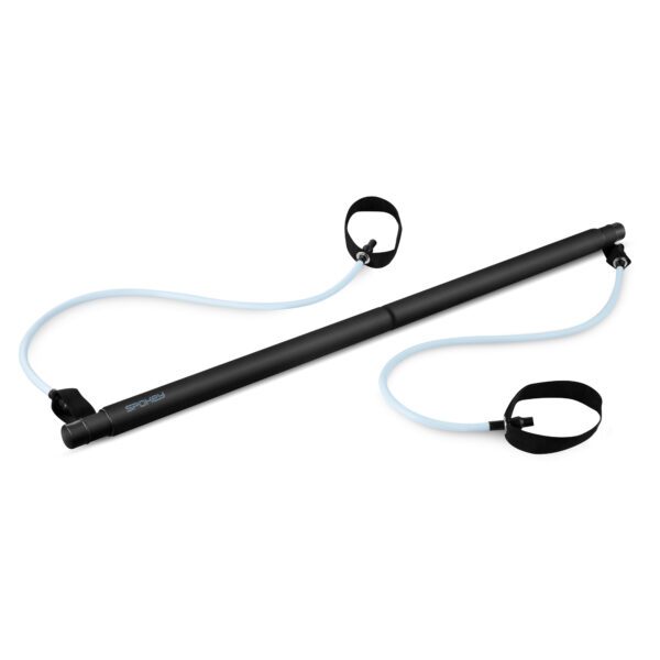 Pilates bar zwart voor spierversterking en flexibiliteit - Spokey VARIO BAR