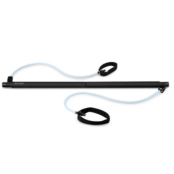 Pilates bar zwart voor spierversterking en flexibiliteit - Spokey VARIO BAR