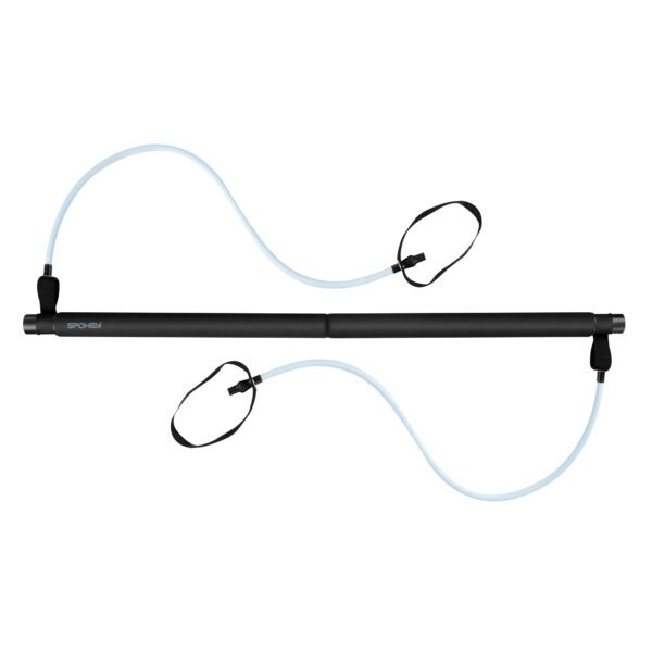 Pilates bar zwart voor spierversterking en flexibiliteit - Spokey VARIO BAR