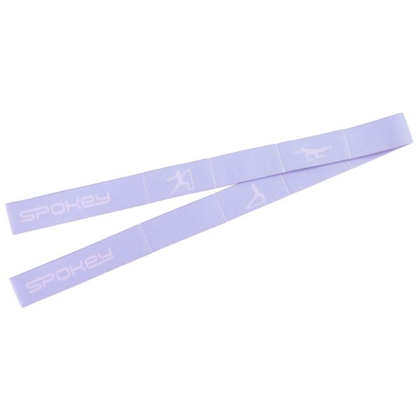 Yoga tape zwart 90x4 cm voor stretchoefeningen - Spokey YOGA TAPE