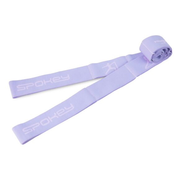 Yoga tape zwart 90x4 cm voor stretchoefeningen - Spokey YOGA TAPE