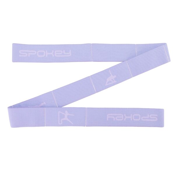 Yoga tape zwart 90x4 cm voor stretchoefeningen - Spokey YOGA TAPE