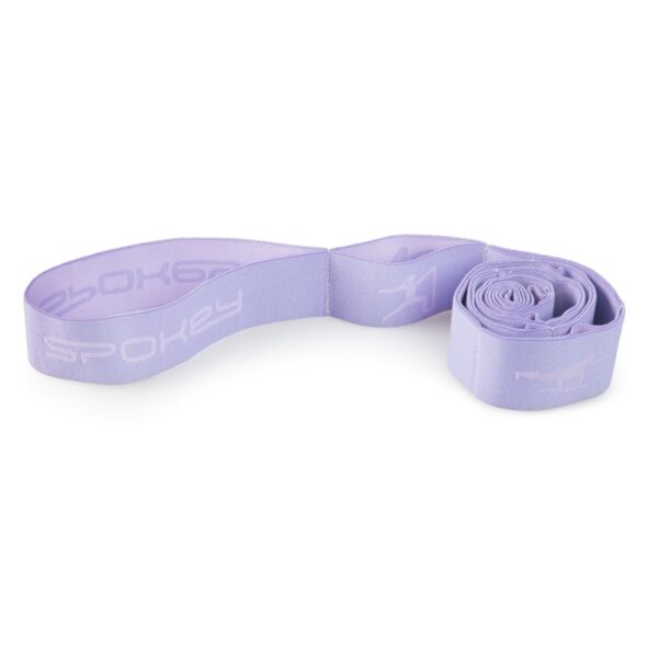 Yoga tape zwart 90x4 cm voor stretchoefeningen - Spokey YOGA TAPE