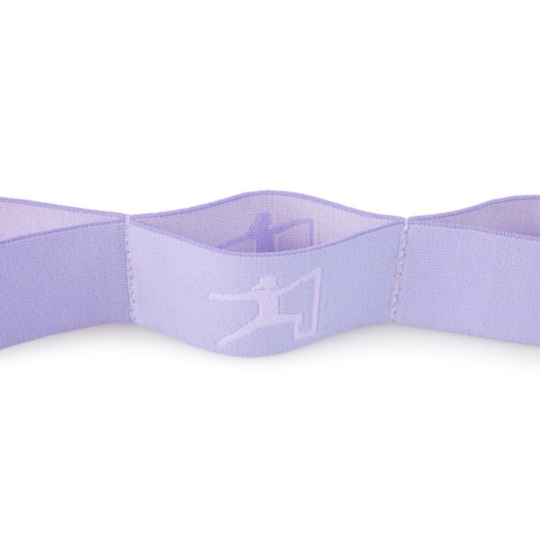 Yoga tape zwart 90x4 cm voor stretchoefeningen - Spokey YOGA TAPE