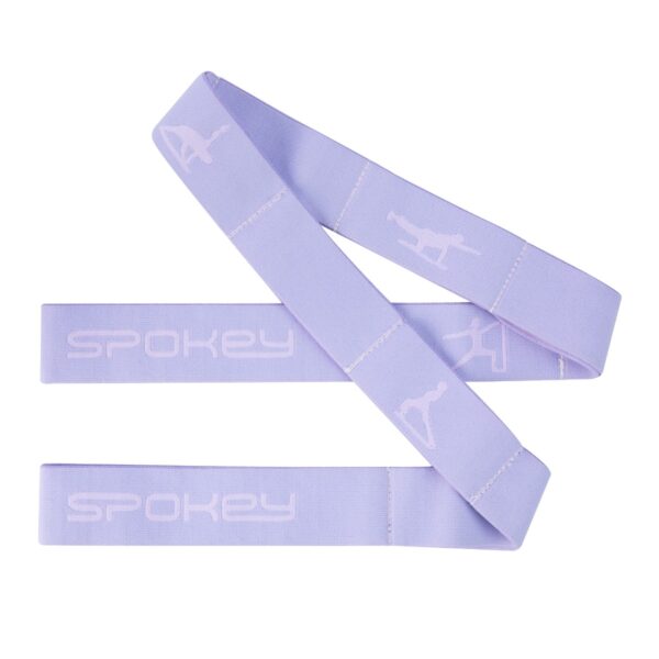 Yoga tape zwart 90x4 cm voor stretchoefeningen - Spokey YOGA TAPE