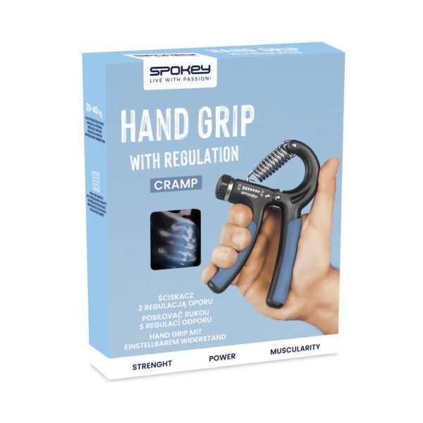 Verstelbare handgrip trainer grijs - Spokey CRAMP II
