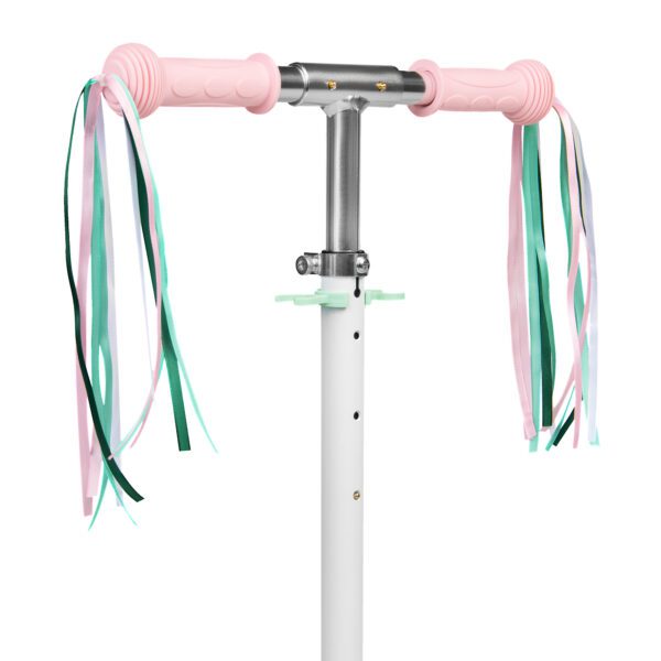 Kinderstep Spokey "Duke" - 125mm wielen - Wit / Roze / Groen
