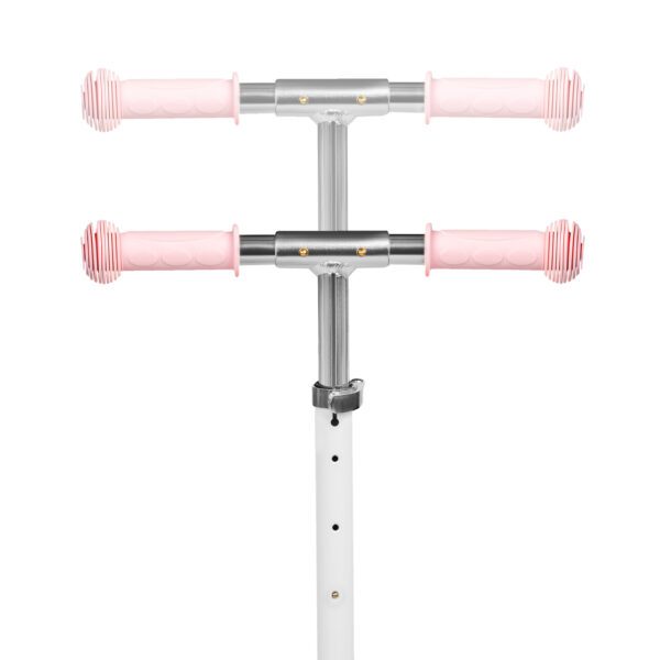 Kinderstep Spokey "Duke" - 125mm wielen - Wit / Roze / Groen