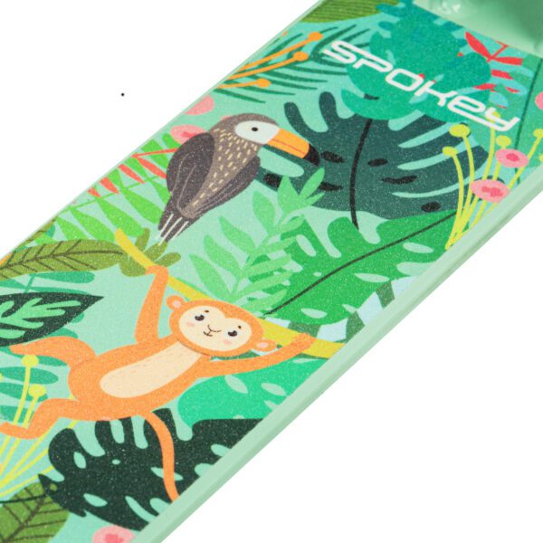 Kinderstep Spokey "Duke" - 125mm wielen - Wit / Roze / Groen