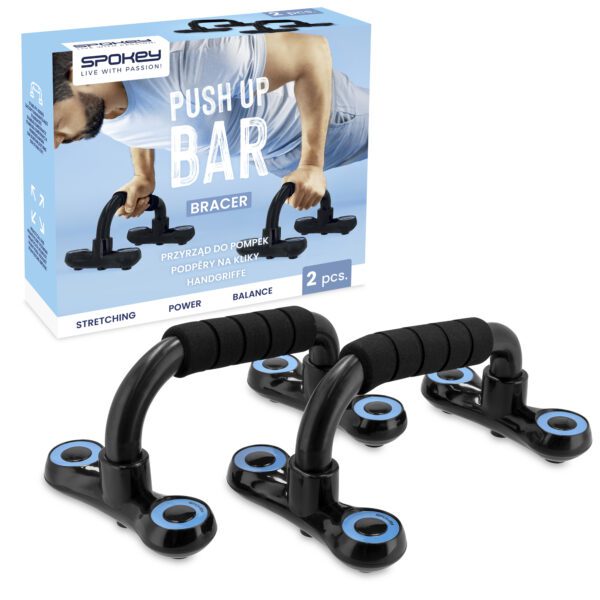 Push-up handles met antislip en stabiliteit - Spokey BRACER