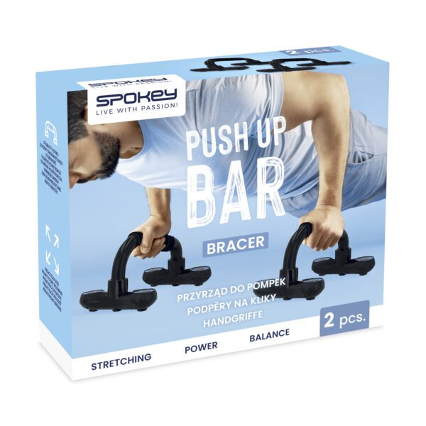 Push-up handles met antislip en stabiliteit - Spokey BRACER