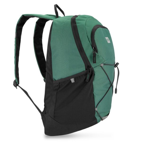 Stijlvolle groene rugtas met laptopvak - Spokey KOBE