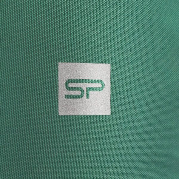 Stijlvolle groene rugtas met laptopvak - Spokey KOBE