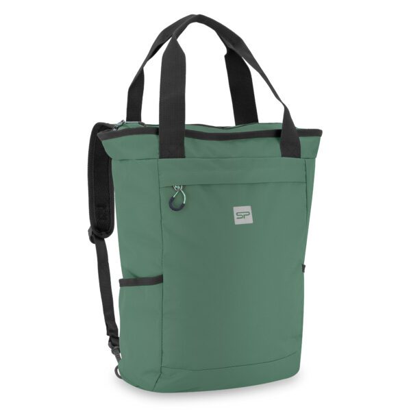 Stijlvolle 2-in-1 rugtas en tas 20L - Spokey OSAKA grijs