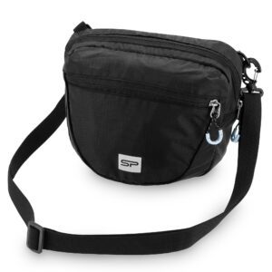 Schoudertas voor outdoor - 4 liter - 34x18x12 cm - Zwart - Spokey Croco Schoudertas voor outdoor - 4 liter - 34x18x12 cm - Zwart - Spokey Croco