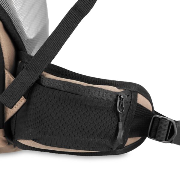 Hiking rugtas 25L met regenhoes zwart - Spokey DAYRIDE 25