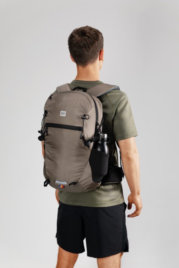 Hiking rugtas 25L met regenhoes zwart - Spokey DAYRIDE 25