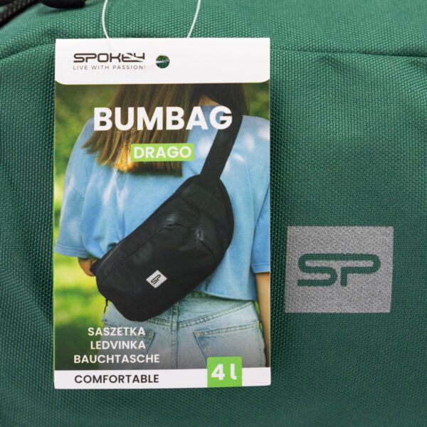 Sporttas Spokey DRAGO 5L groen - compacte schouderrugzak voor outdooractiviteiten