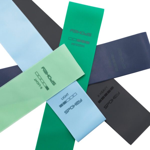 Set van 5 weerstandsbanden multicolor - Spokey ARTIO