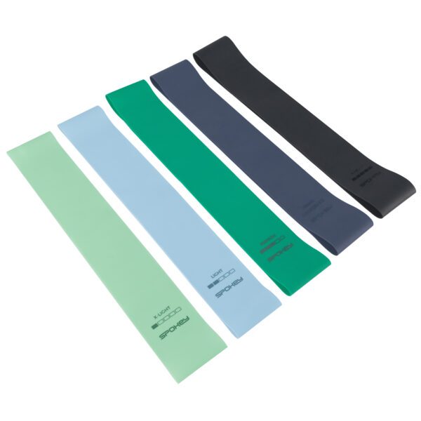 Set van 5 weerstandsbanden multicolor - Spokey ARTIO