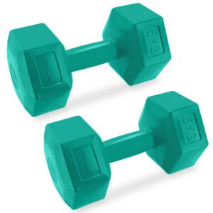 Hexagonale dumbbell set 2x5 kg voor thuisfitness - Spokey MONSTER
