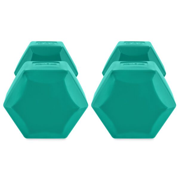 Hexagonale dumbbell set 2x5 kg voor thuisfitness - Spokey MONSTER