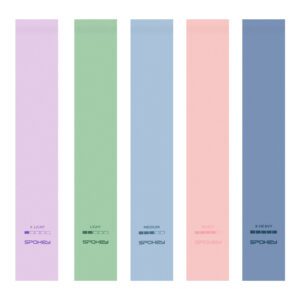 Fitness weerstandsbanden set (5 stuks) - Spokey ARTIO Fitness weerstandsbanden set (5 stuks) - Spokey ARTIO