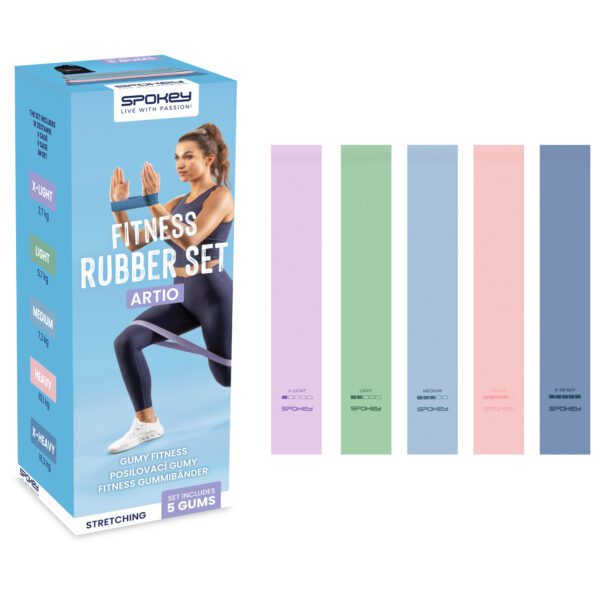 Fitness weerstandsbanden set (5 stuks) - Spokey ARTIO
