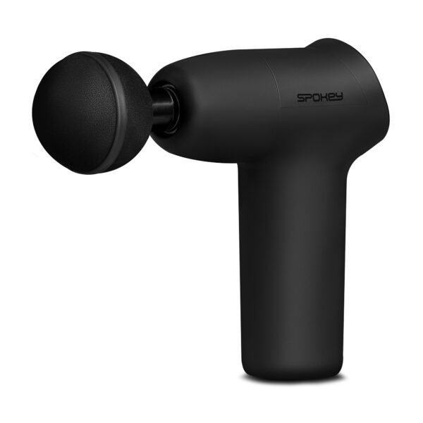 Massage gun met 20 intensiteitsniveaus en 4 opzetstukken - Spokey STILO
