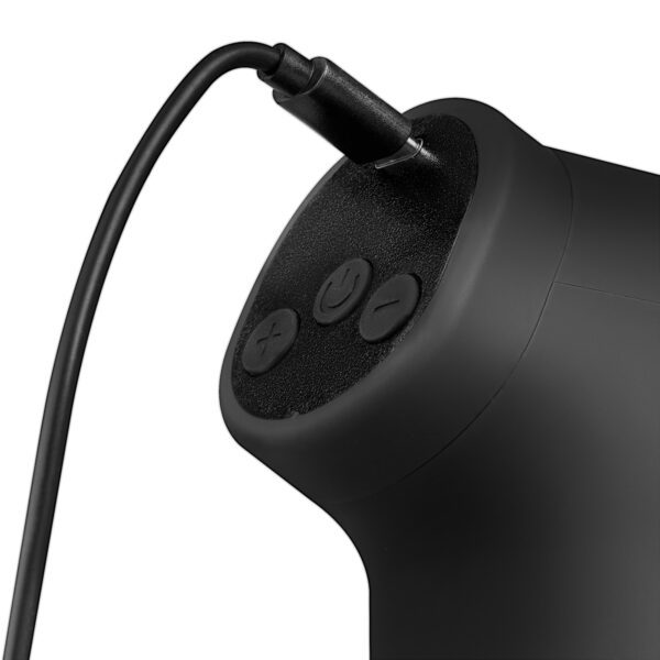 Massage gun met 20 intensiteitsniveaus en 4 opzetstukken - Spokey STILO