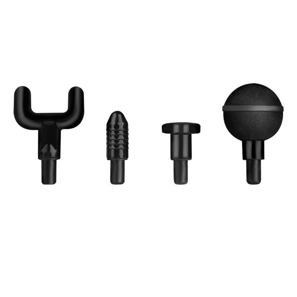 Massage gun met 20 intensiteitsniveaus en 4 opzetstukken - Spokey STILO