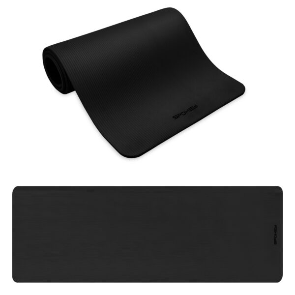 Oefenmat zwart 183 x 61 x 1,5 cm - Spokey SOFTMAT