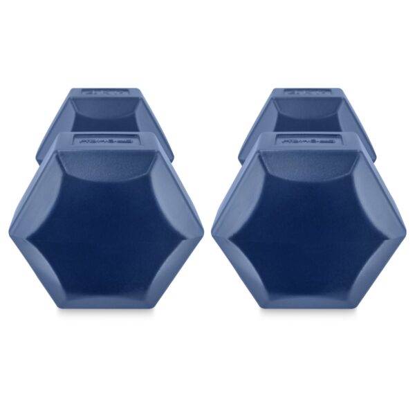 Set van hexagonale dumbbells 2x4 kg blauw - Spokey MONSTER