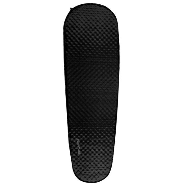 Ultralichte zelfopblazende mat zwart 180x50 cm - Spokey RAMBLER