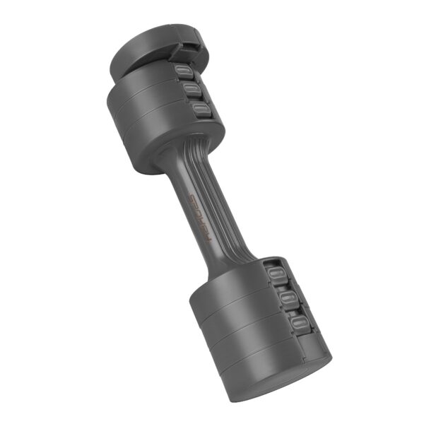 Verstelbare dumbbells 2x 2,5 kg zwart - Spokey MULTIBELL