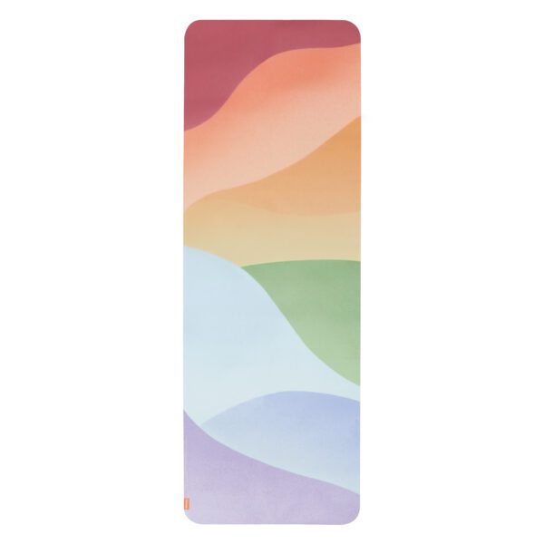 Multicolor yoga mat voor reizen - Spokey TRAVEL YOGA