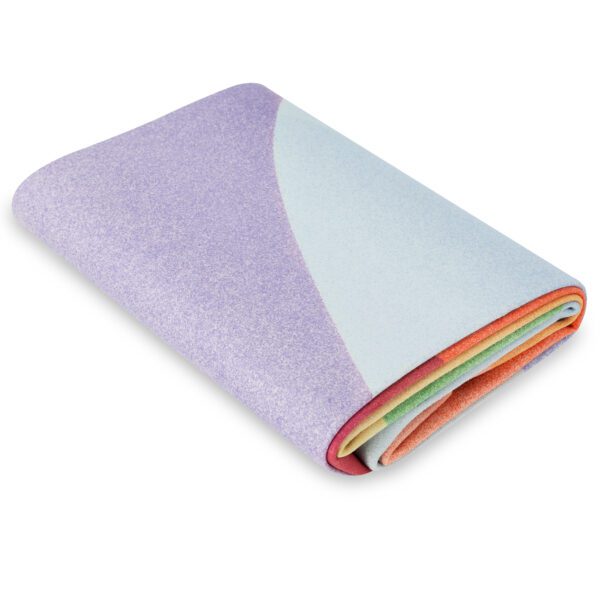 Multicolor yoga mat voor reizen - Spokey TRAVEL YOGA