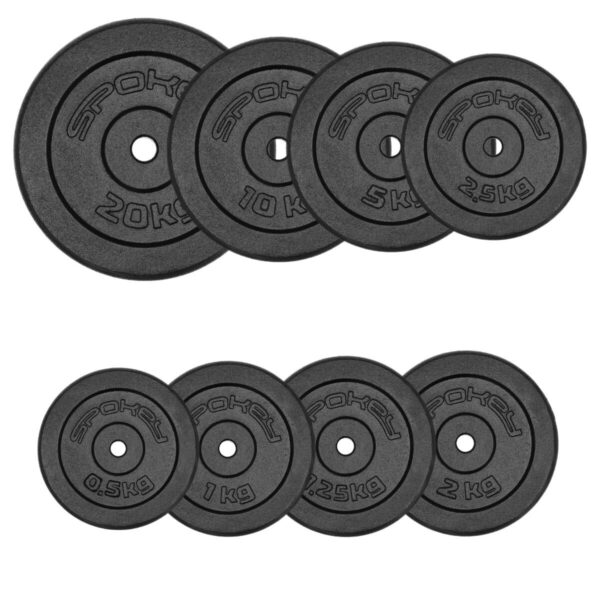 Haltergewicht 1,25 kg zwart - Spokey SINIS