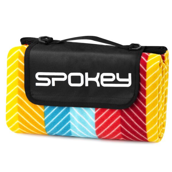 Picknickdeken Spokey PICNIC GRAIN 130x150 cm - blauw|oranje|rood