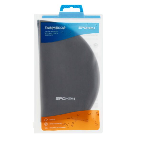 Siliconen badmuts zwart voor zwemmers - Spokey SUMMER CUP
