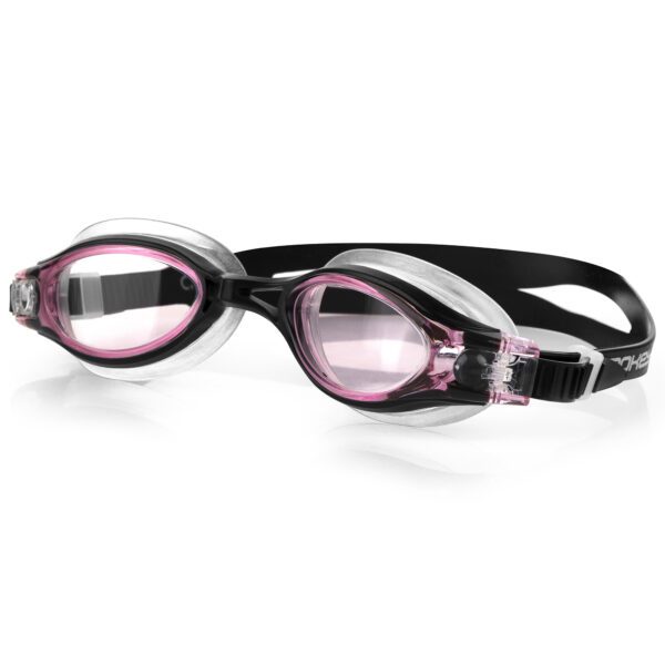 Zwembril zwart roze met anti-fog en UV-bescherming - Spokey TRIMP